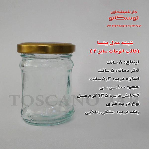 شیشه مدل بینا در فلزی